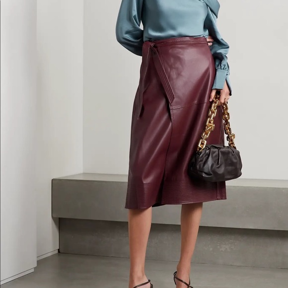 Alice one-shoulder draped satin blouse - Picture 3 of 10